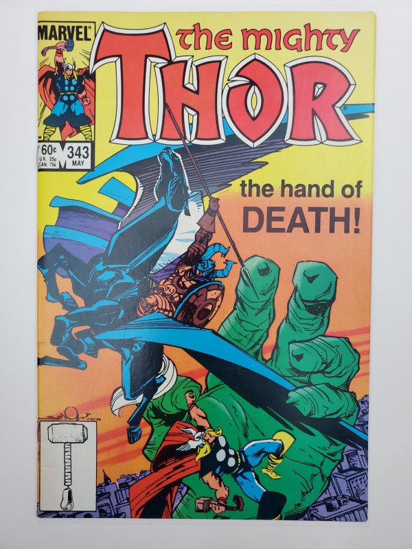 Thor #343 (1984) Death of Fafnir