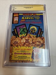 Amazing Spider-Man (1993) # 379 (CGC 9.8 SS) Signed Mark Bagley