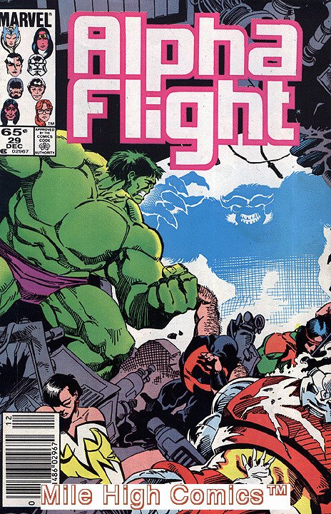 ALPHA FLIGHT (1983 Series)  #29 NEWSSTAND Near Mint Comics Book