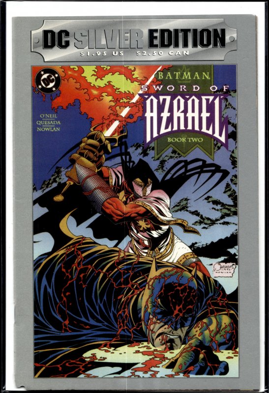 Batman: Sword of Azrael #2 DC Silver Edition (1992) Azrael