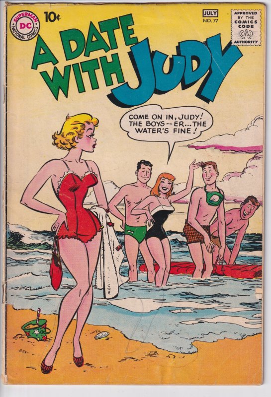 A DATE WITH JUDY #77 (Jul 1960) VG 4.0 cream to white