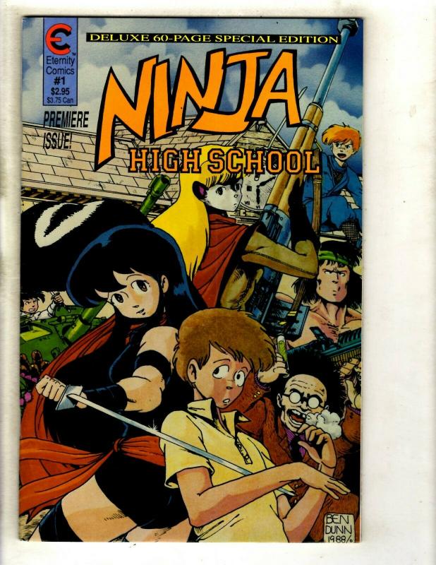 10 Ninja High School Comics 1 2 3 3.5 4 5 6 Ninja High School Mini + Feeple JF8