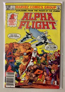 Alpha Flight #1 Direct Marvel 1st Series (7.0 FN/VF) (1983)