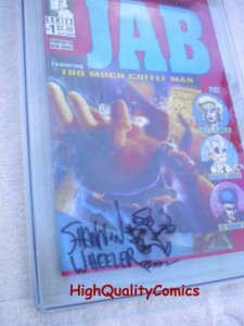 JAB #1, Wht Pgs,1992, CGC 9.8, Signed Shannon Wheeler, NM/M, more CGC in store