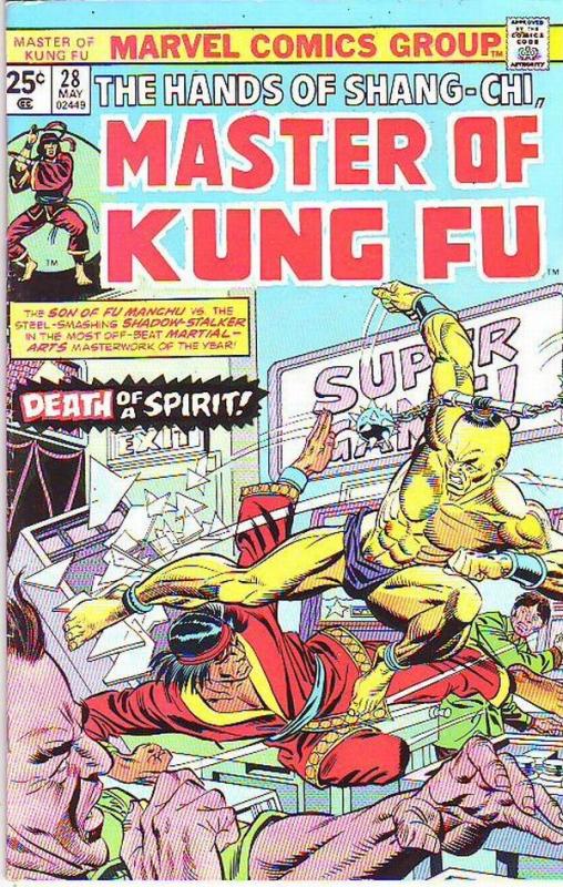 Master of Kung Fu, the Hands of Shang-Chi #28 (May-75) VF/NM High-Grade Shang...