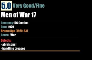 Men of War 17 (1979) VG/FN Bronze Age DC Comics