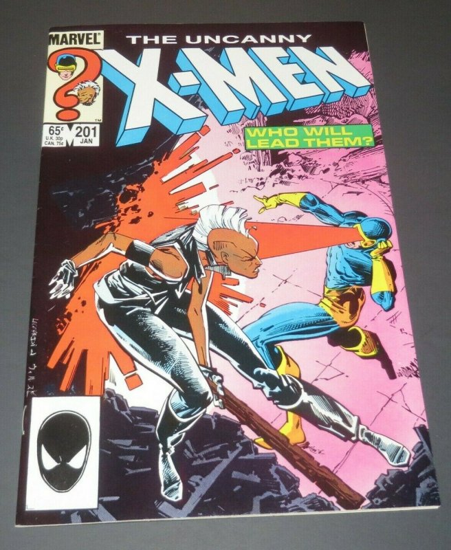 The Uncanny X-Men #201 VF+ 8.5 High Grade Comic Book 1st App. Cable as Baby