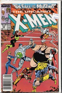 The Uncanny X-Men #225 Newsstand Edition (1988) X-Men