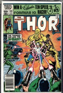 Thor #315 (1982) Thor
