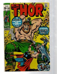 Mighty Thor # 184 FN Marvel Comic Book Loki Odin Asgard Sif Avengers Hulk RB8