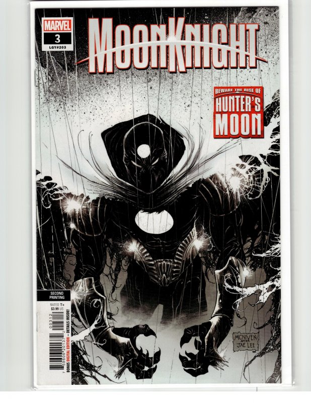 Moon Knight #3 Second Print Cover (2021)