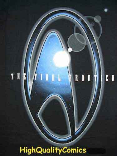 STAR TREK T-SHIRT, New, Large, 1996, Final Frontier, Sci-fi