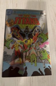 The New Teen Titans #1 (1980)chrome facsimile cover (2023)