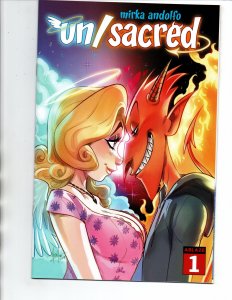 Un/Sacred #1 A Variant - Ablaze- 2019 - NM