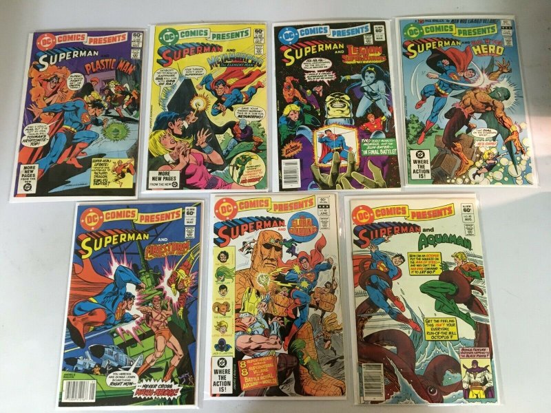DC Comics Presents comic lot from:#10-48 23 diff 8.0 VF (1979-82)