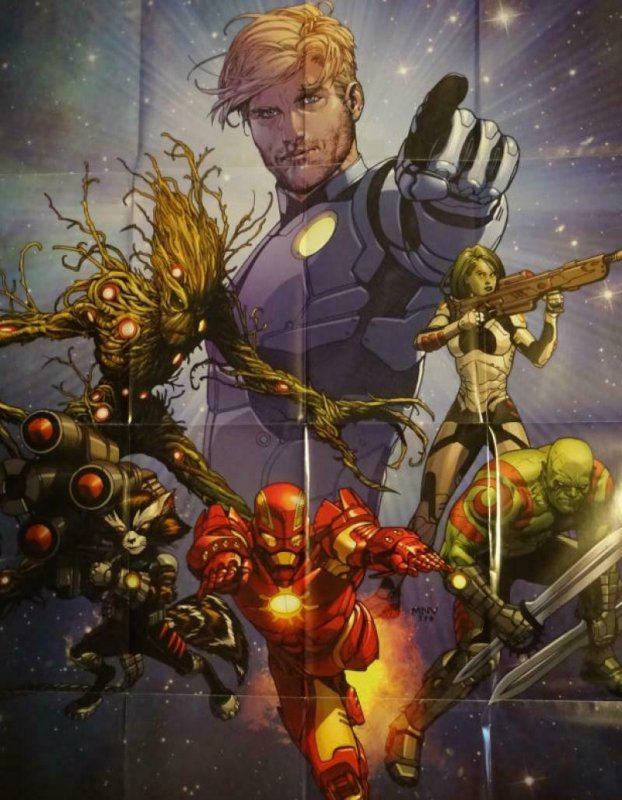 GUARDIANS OF THE GALAXY Promo Poster, 24 x 36, 2013, MARVEL, Unused 316