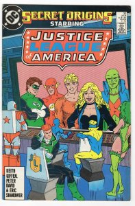 Secret Origins #32 JLA VINTAGE 1988 DC Comics