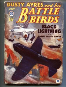 Dusty Ayres and His Battle Birds 7/1934-Popular-First issue Aviation pulp mag