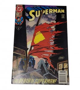 Superman - Death of Superman 75 Newstand Key Issue