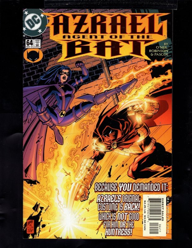 Azrael: Agent of the Bat #64 (2000) HUNTRESS Appearance!  / SB#5