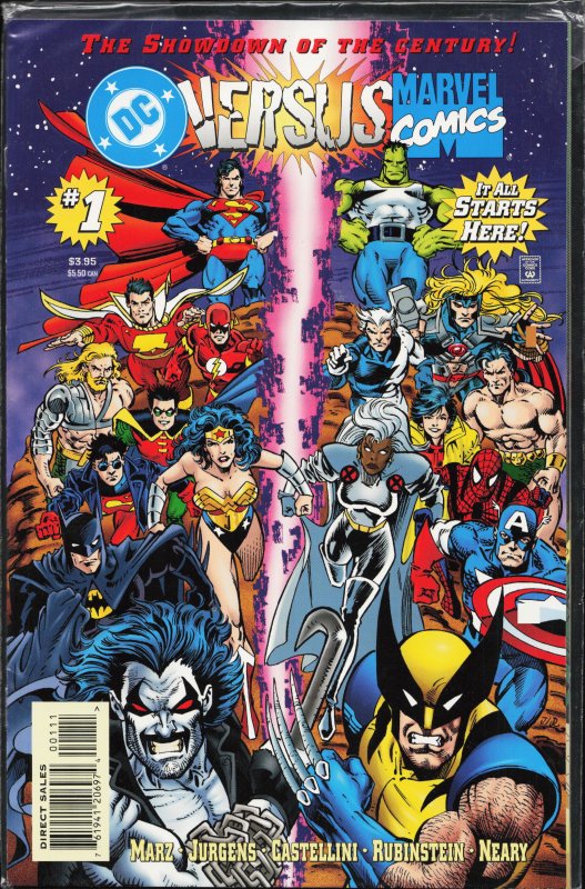 DC Versus Marvel/Marvel Versus DC #1 (1996) Superman