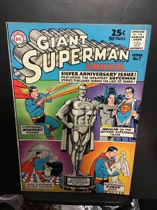 Superman Annual #7 (1963) high-grade anniversary annual key! Boca CERT! VF+