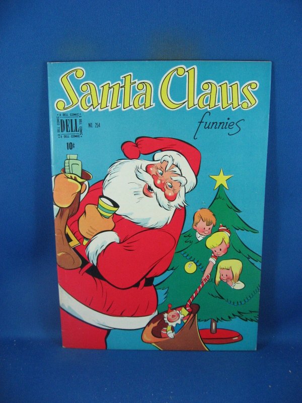 FOUR COLOR 254 SANTA CLAUS FUNNIES F VF DELL WALT KELLY 1949