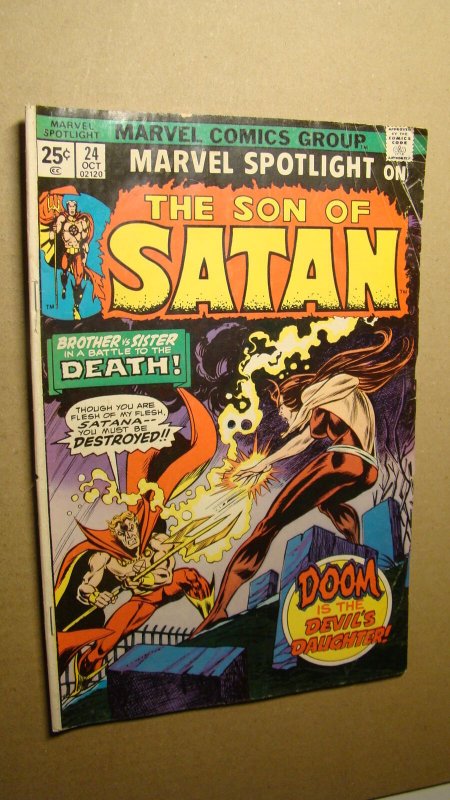 MARVEL PREMIERE 24 SON OF SATAN *SOLID COPY* VS SATANA 1ST APPEARANCE KHTARA