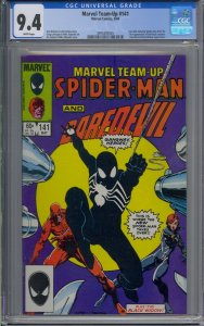 MARVEL TEAM-UP #141 CGC 9.4 1ST SPIDER-MAN BLACK COSTUME 