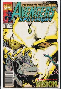 Avengers Spotlight #40 (1991) The Vision