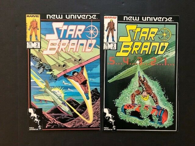 MARVEL LOT of 2-STAR BRAND #2 & #3 VERY FINE (PF965)