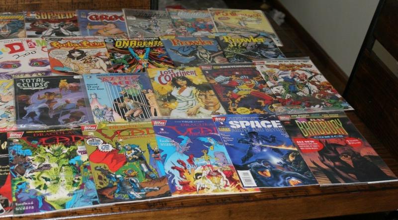 Medium Priority Mail Box Full of TOPPS IMAGE MALIBU ECLIPSE Comics Bulk Mixed