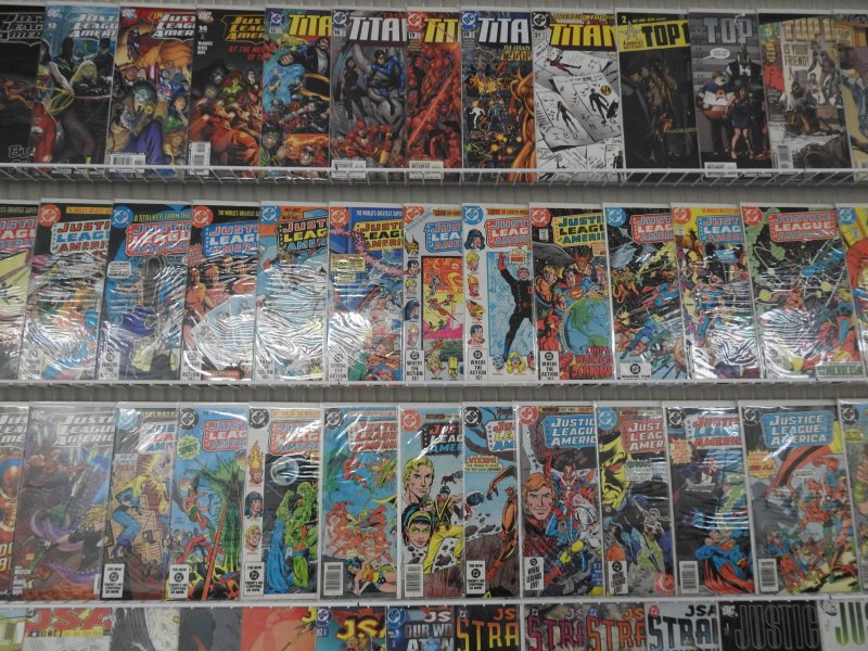 Huge Lot of 160+ Comics W/ Justice League of America +More! Avg. VF- Condition!