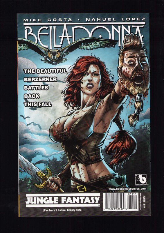 Jungle Fantasy: Ivory #1 Nude Cover Variants 4pc (2016) 9/9.2