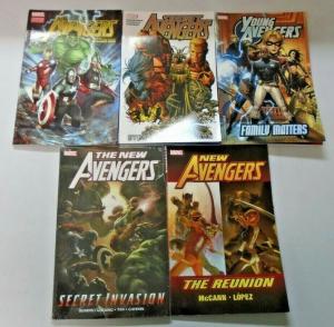 Avengers TPB Trade Paperback lot 5 different books condition N/A (years vary)