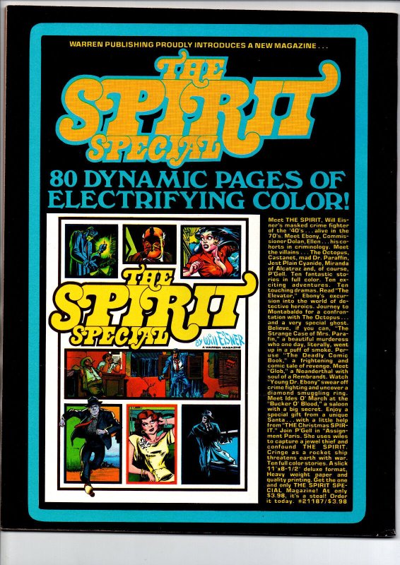 The Spirit #14 - Will Eisner - Bill DuBay - Warren Magazine - 1976 - (-NM) 