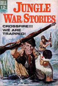 Jungle War Stories #7 COVERLESS ; Dell | low grade comic