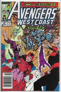 Avengers West Coast   # 53 FN Byrne, Scarlet Witch, Magneto, U-Foes