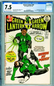 Green Lantern 87 (1971) 1st Appearance John Stewart! CGC 7.5 Condition!