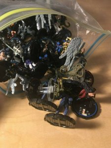 Lot of 110 CRITICAL MASS and LEs Heroclix Dial Figures Archangel Electra MFT4