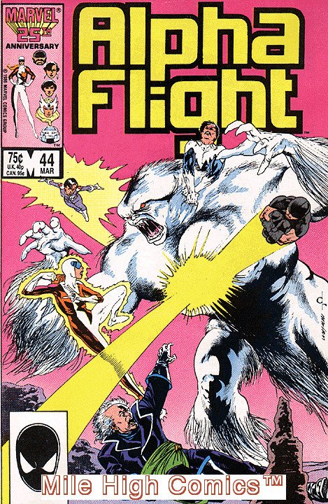 ALPHA FLIGHT (1983 Series)  #44 Very Fine Comics Book