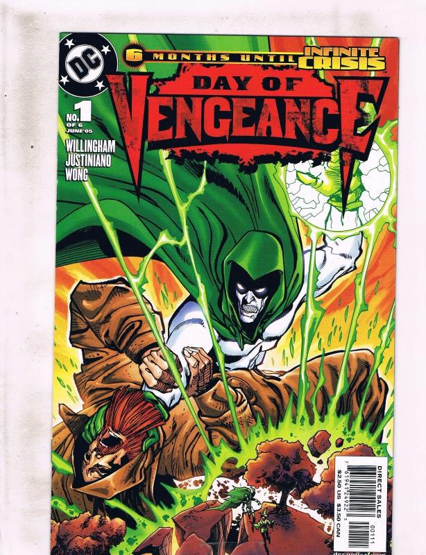 Lot of 6 Day of Vengeance DC Comic Books #1 2 3 4 5 6 KS3