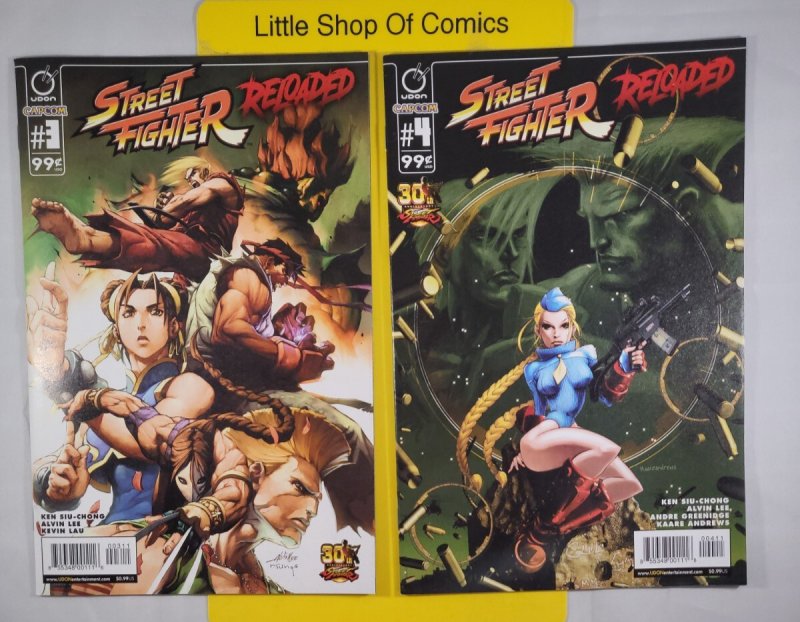 Street Fighter Reloaded #1 2 3 4 5 6 Complete Set 1-6 Udon Comics