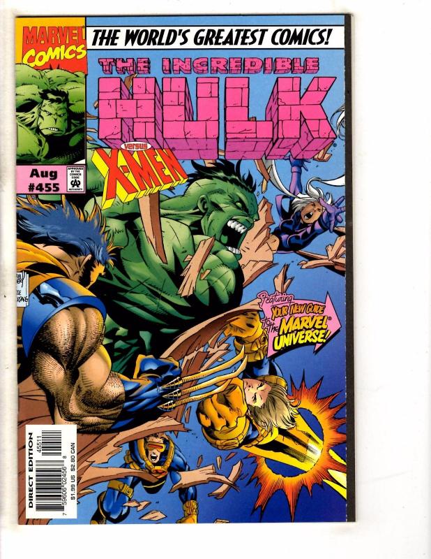 10 Incredible Hulk Marvel Comics # 450 451 452 453 454 455 456 457 458 459 TW47