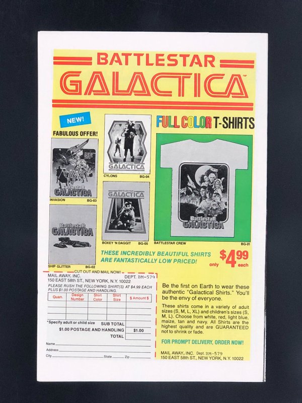 Battlestar Galactica #3 (1979) Reprinted from Marvel Super Special #8 (1987)