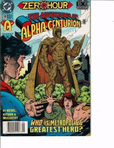 Lot Of 2 Comic Books DC Superman #30 and Adventures of Alpha-Centurion #516 0N8