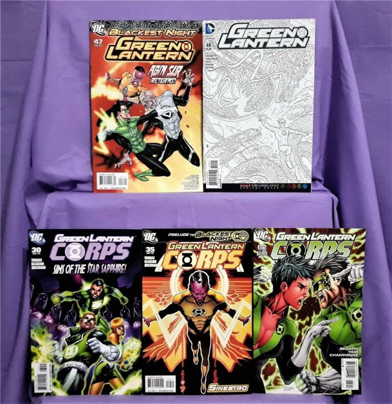 Lot of 11 GREEN LANTERN Comics with Variant Covers Sinestro (DC 2009-2016) 