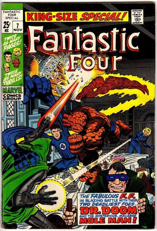 FANTASTIC FOUR ANN  7 VG-F Nov. 1969 COMICS BOOK 