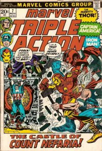 Marvel Triple Action #7 FN ; Marvel | Avengers 13 reprint