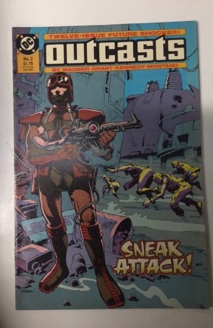 Outcasts #1, 2 & 3(1987)DC Comics (lot of 3)  Wagner Grant Kennedy Mantano